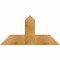Ekena Millwork Portland Rough Sawn Timber Gable Bracket, Western Red Cedar, 36"W x 18"H x 6"D x 6"F, 12/12 Pitch GBW036X18X0606POR00RWR - alternate 1